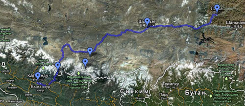 Himalaya 2012 Katmandu-Lhasa Bike tour